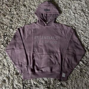 Essentials hoodie plum